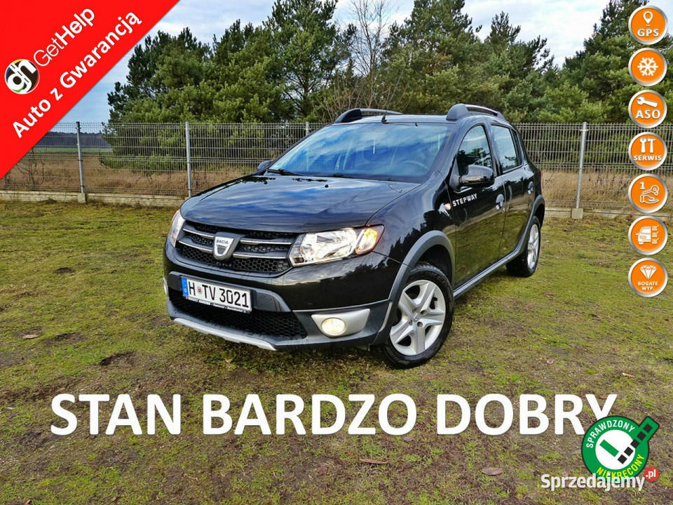 Dacia Sandero Stepway Tce 90KlimaDRLUSBAudio aluminiowe felgi