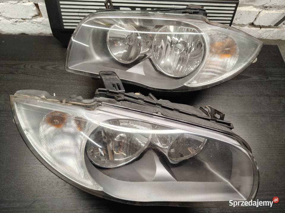 Bmw e87 lampy przednie oryginał Europa kompletne Lampy przednie łódzkie Aleksandrów Łódzki