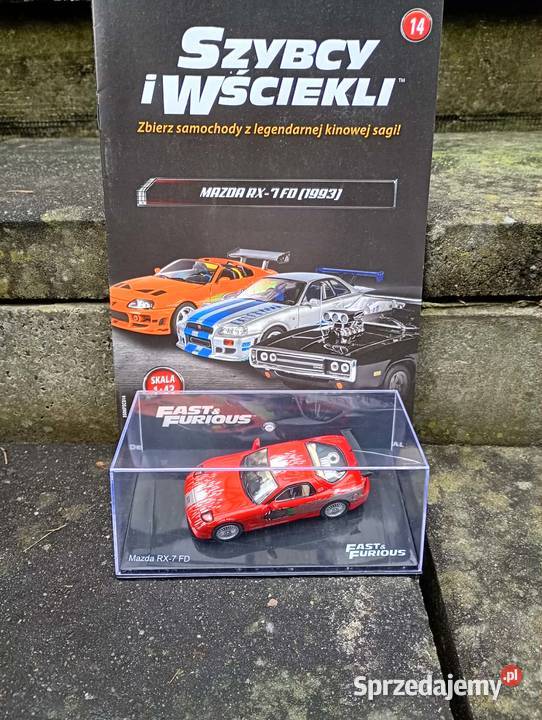 MAZDA RX7 FD 1993 fast furious deagostini 143 Antyki, Sztuka, Kolekcje Warszawa
