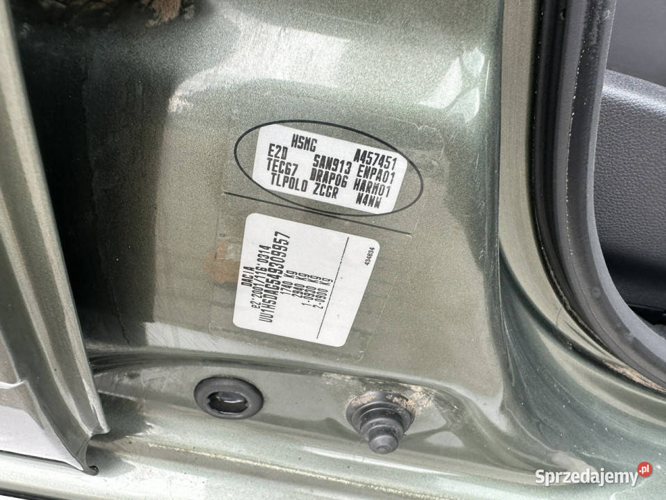 Dacia Duster Polski salon klimatyzacja bluetooth komputer pokładowy Wejherowo sprzedam