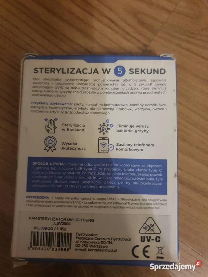 Przeno Na Mini Lampa Dezynfekuj Ca Uv Usb C Warszawa Sprzedajemy Pl