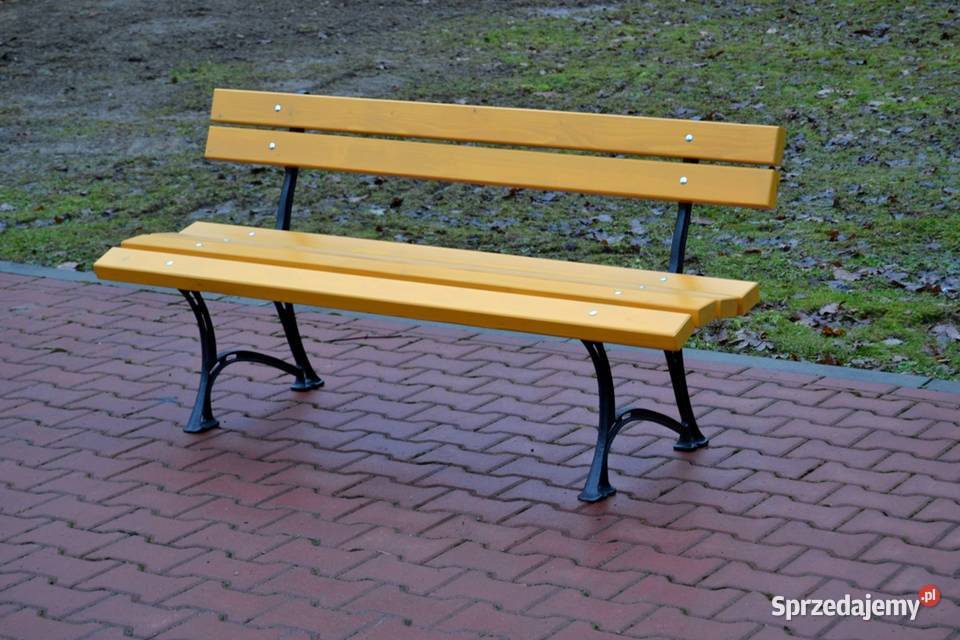 Ławka miejska ławki miejskie parkowe z oparciem