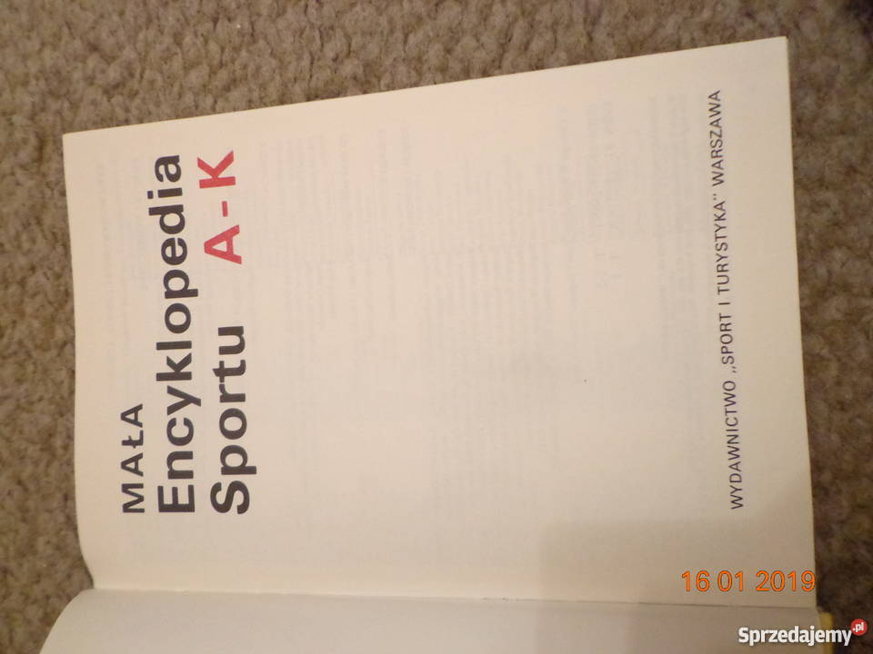 Mała Encyklopedia sportu tom 1 AK encyklopedie, słowniki, leksykony Łódź