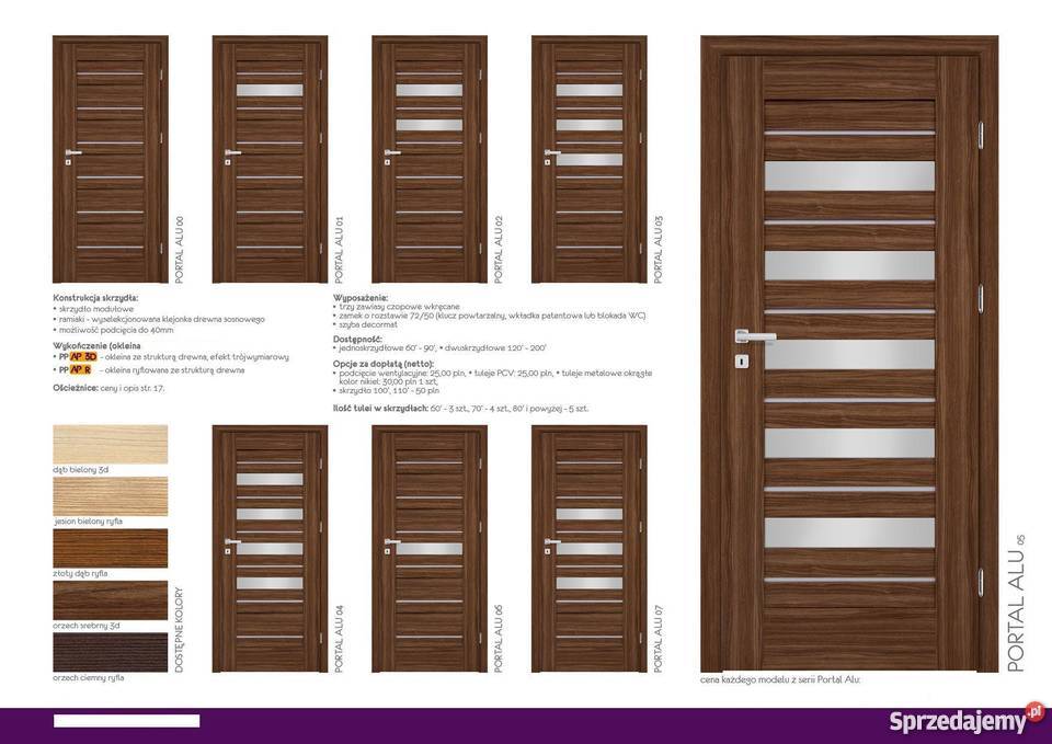 Drzwi pokojowe na wymiar Kamuflaż futryn Nowe Łódź sprzedam