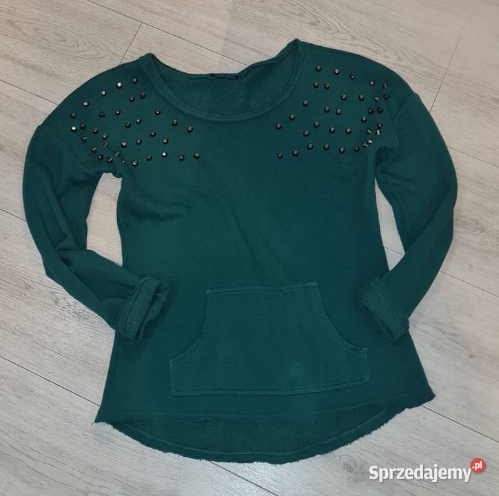 Bluza damska basic zieleń ćwieki 38M zielony łódzkie Łódź
