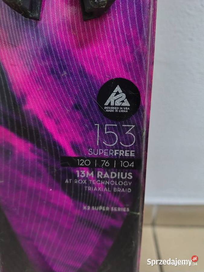 Sprzedam narty K2 super free 153 Opole