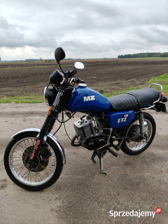 Motocykl MZ ETZ 125 1986r 12v z dokumentami do wielkopolskie Kalisz sprzedam