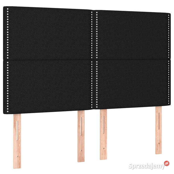 Zagłówek do łóżka z LED czarny 144x5x118128 Warszawa