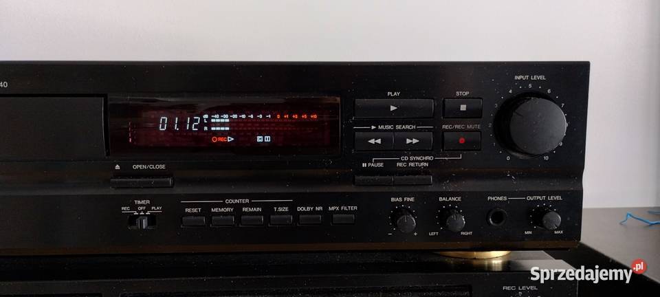 Magnetofon szuflada 2 głowicowy Denon DRS 640 mazowieckie Warszawa