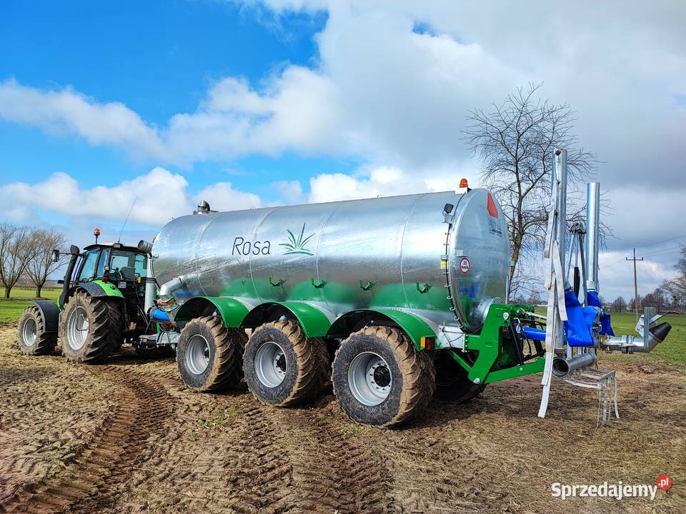 Wóz asenizacyjny ROSA 20R2 20000 litrów tandem nieuszkodzony Goliaty sprzedam