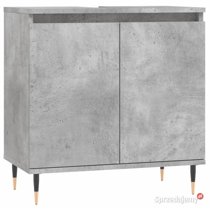 Szafka łazienkowa szarość betonu 58x33x60