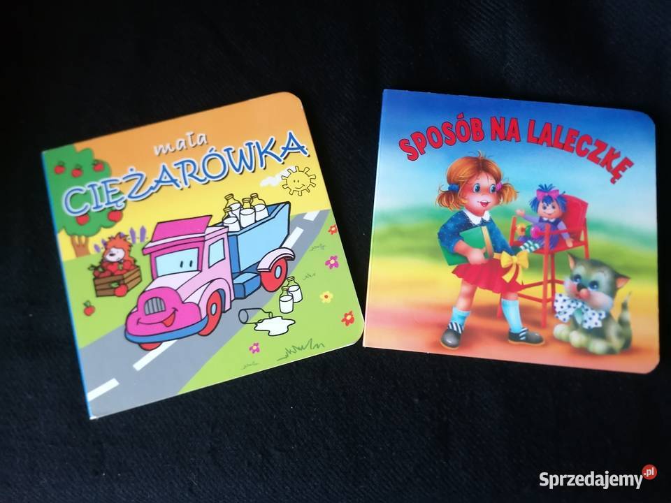 Dwie książeczki dzieci twarde strony twarda Łódź