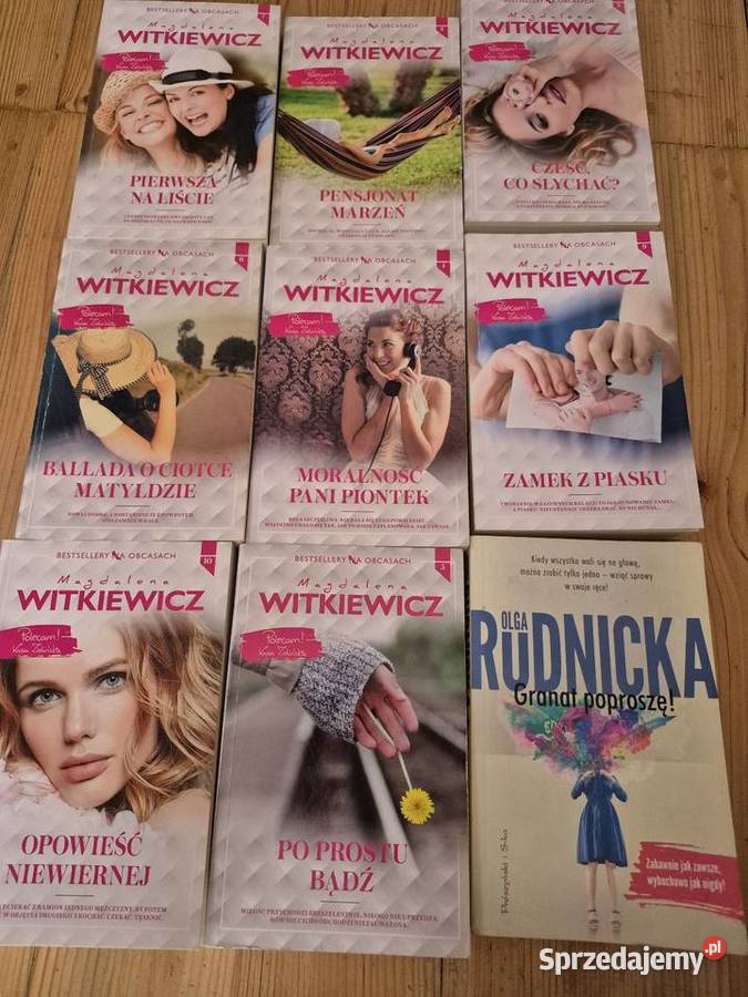 Książki Magdaleny Witkiewicz Łódź sprzedam