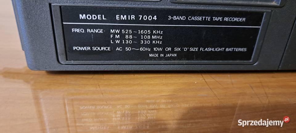 Kolekcjonerski vintage Emir 7004 made in Japan Krotoszyn