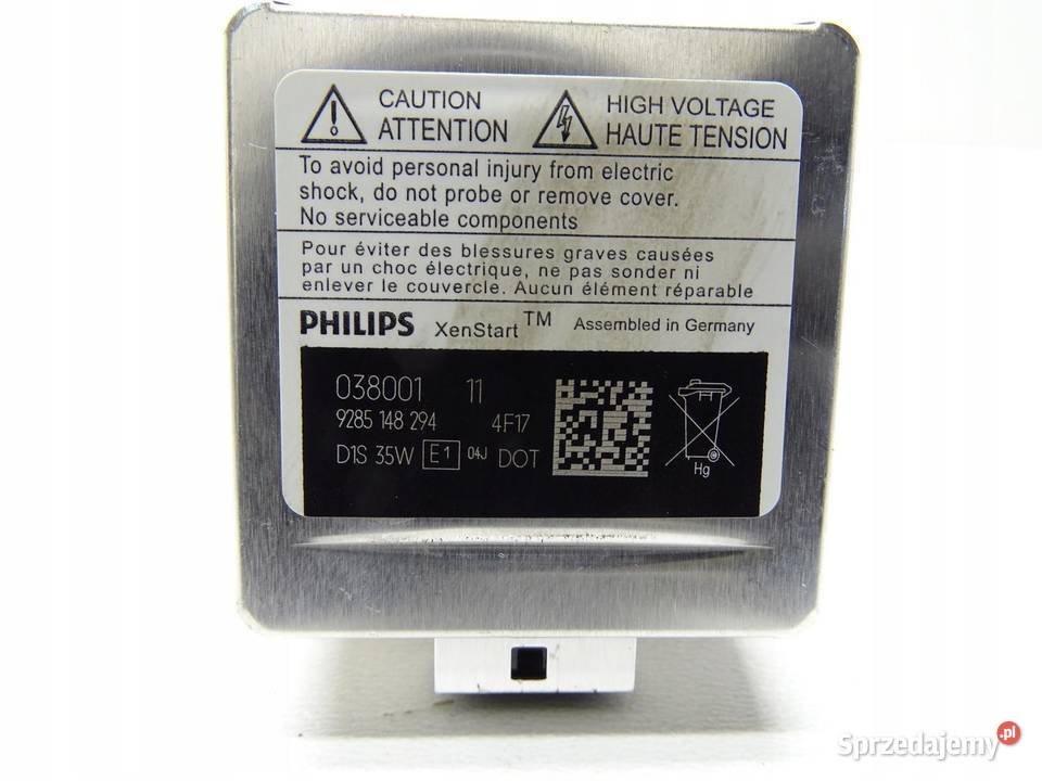 ŻARNIK ŻARÓWKA XENON D1S 35W PHILIPS 9285148294H Żarówki samochodowe Motoryzacja małopolskie sprzedam