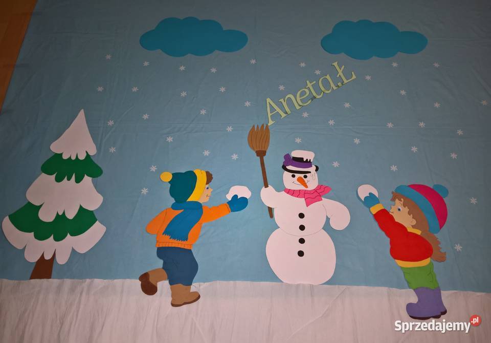 Dekoracje zimowe z brystolu 504102444 Ryki