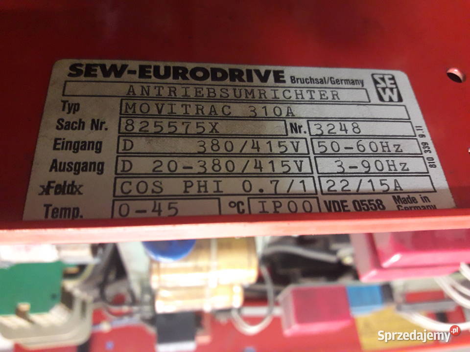 SEW EURODRIVE MOVITRAC 310A 825575X śląskie