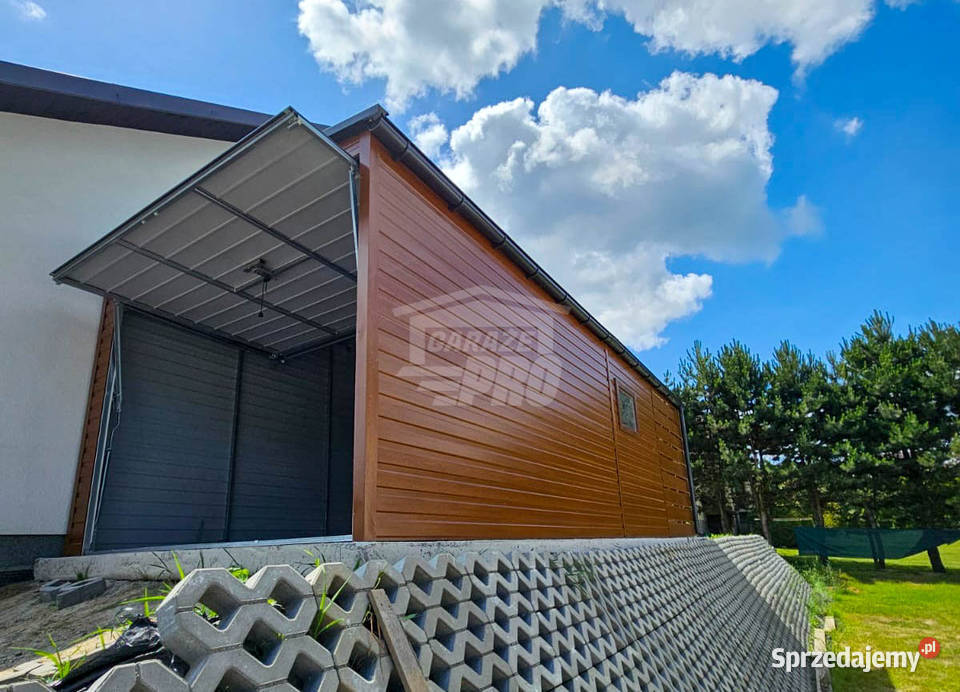 Garaż blaszany 3x6 wiata 15m Brama drzwi okno 492zł/m2 Sprzedaż Cieszyn