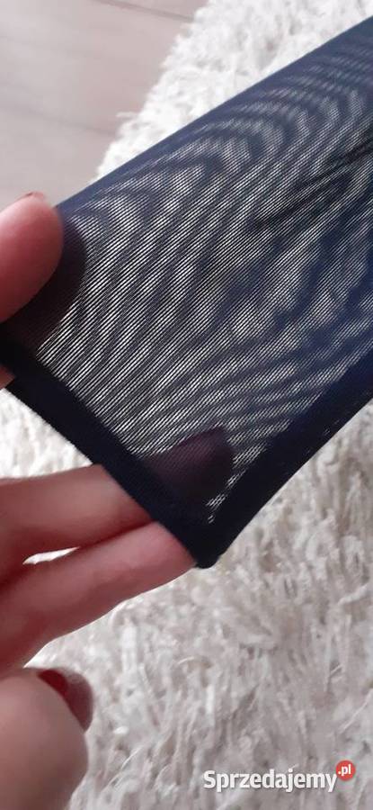 Wieczorowagranatowa krótka sukienka z cekinami r Rozmiar 38(M) Pasym