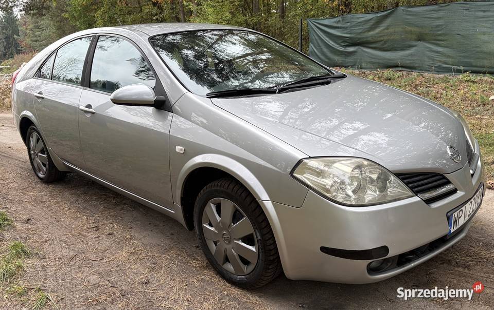 Nissan Primera 16 Benzyna Salon Bezwypadkowy ESP Warszawa sprzedam