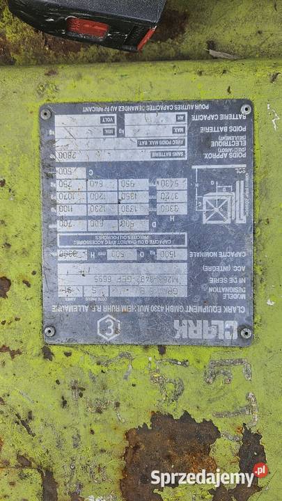 Wózek widłowy Clark GPM 15 15t świętokrzyskie Łopuszno