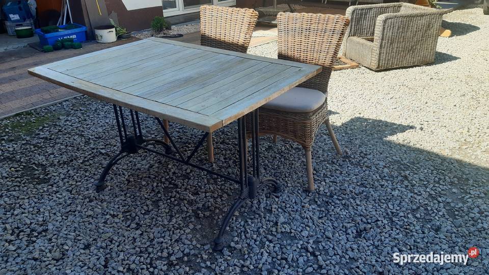 Krzesla holenderskie stalowe stół Milicz