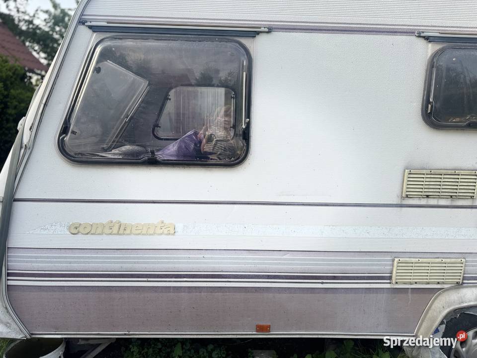 Przyczepa kempingowa continenta 500 na dzialke Krzeszowice