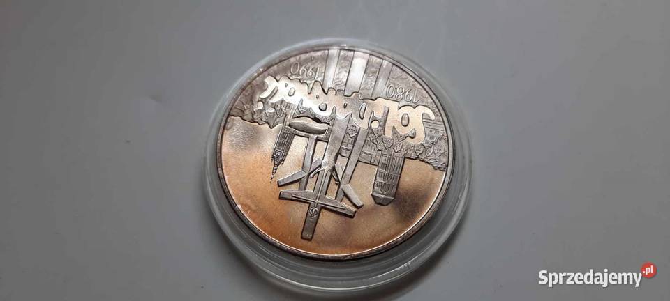 MONETA 100000 złotych 1990 typ A Solidarność mazowieckie Warszawa