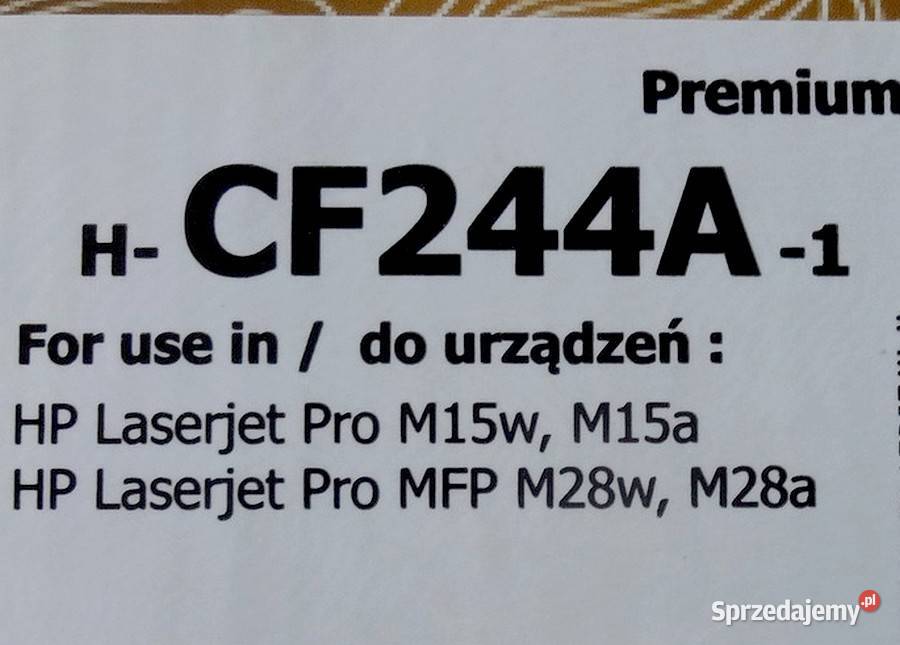 Toner HCF244A do drukarki laserowej HP Szczecin sprzedam