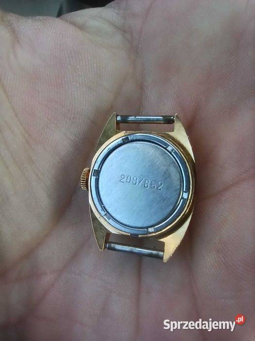 Zegarek zaria pozłacany damski Gliwice