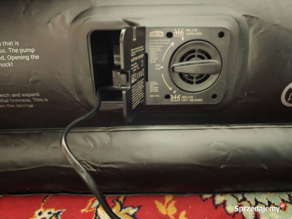 Materac dmuchany dwuosobowy z pompka elektryczna Ostrów Wielkopolski