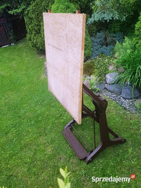 STÓŁ KREŚLARSKI WFU 3 100 LOFT INDUSTRIAL odcienie brązowego Jarosław sprzedam