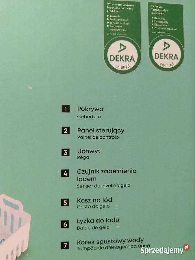 NAJTANIEJ Kostkarka Do Lodu Przenośna 14L 170W śląskie Zabrze
