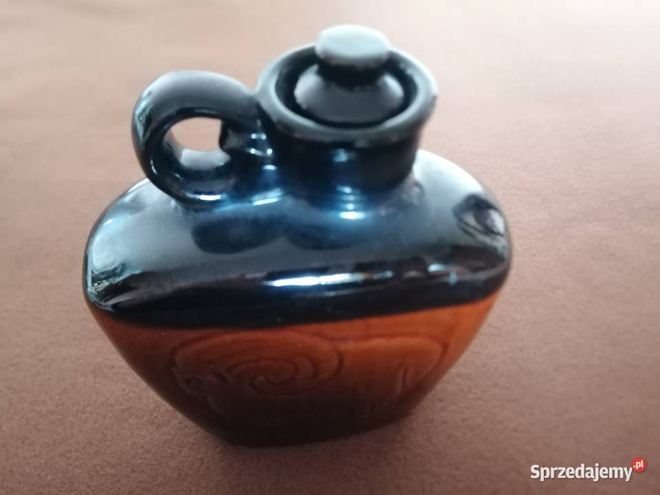 Karafka ceramiczna glazurowanapiersiówka vintage łódzkie