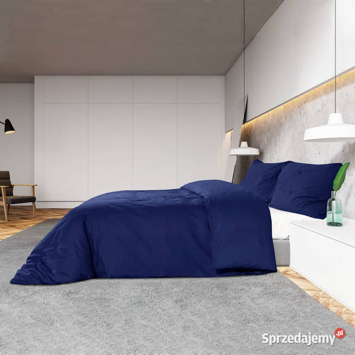Zestaw pościeli granatowy 240x220 lekka mazowieckie Warszawa
