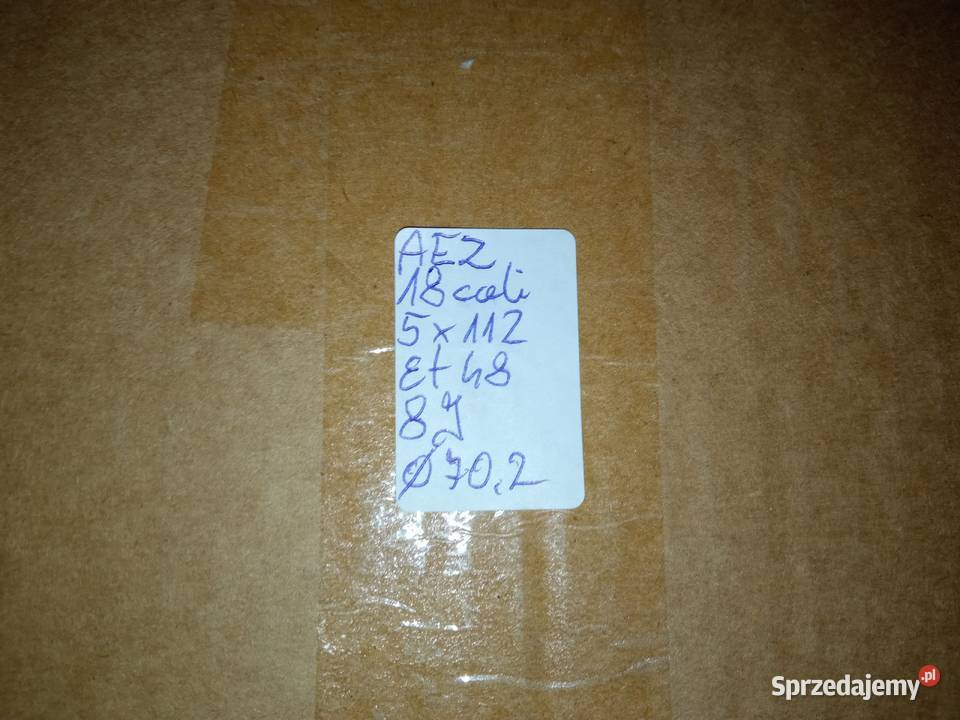 Felgi AEZ 18 5x112 et48 8j Audi Mercedes Skoda aluminiowe