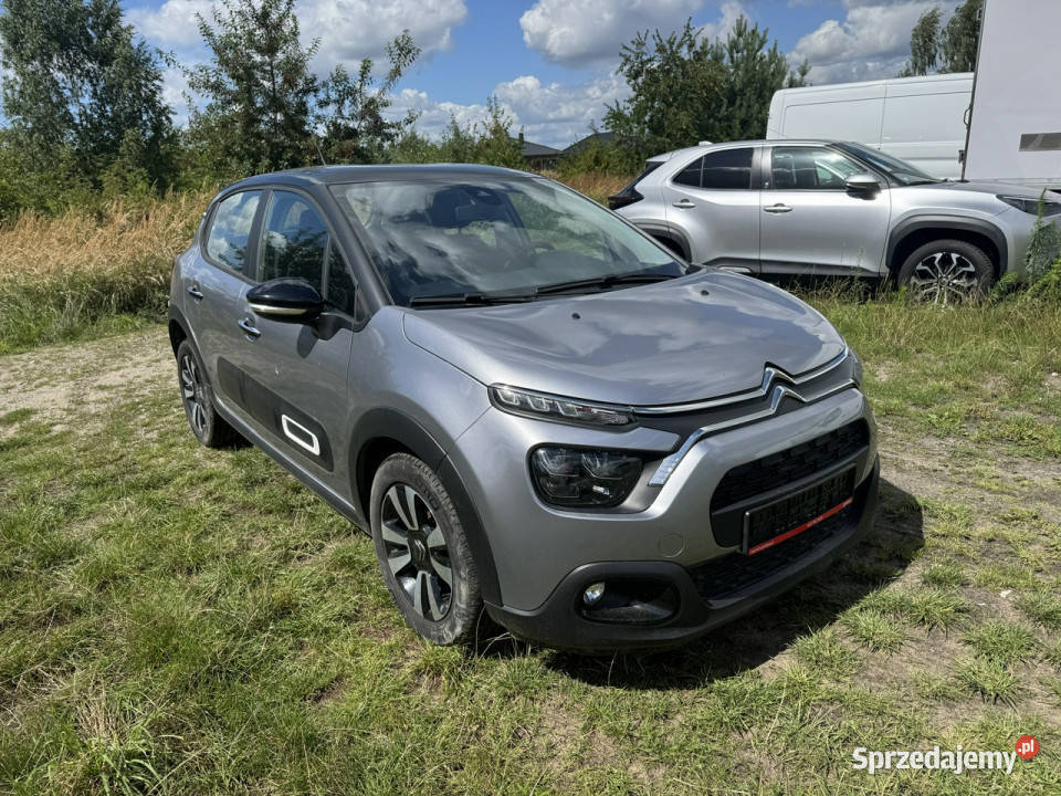 Citroen C3 Citron C3 12 PureTech Feel Przebieg komputer pokładowy wielkopolskie Turek