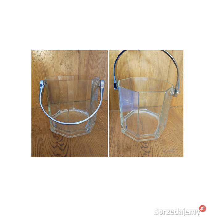 wiaderko do lodu szklany hartowany pojemnik na Kielce sprzedam