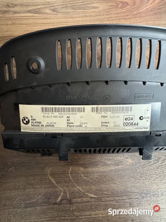 BMW E90 Ekran Navi Business 6966924 Kielce