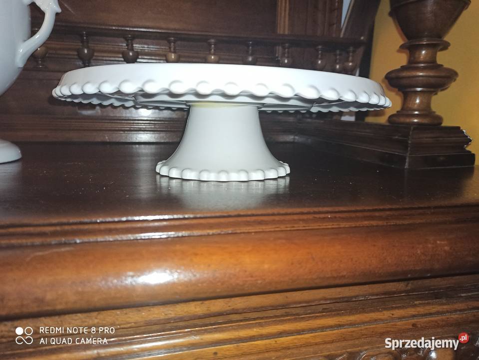 Wazon amfora z gryfami Biała porcelana sprzedam