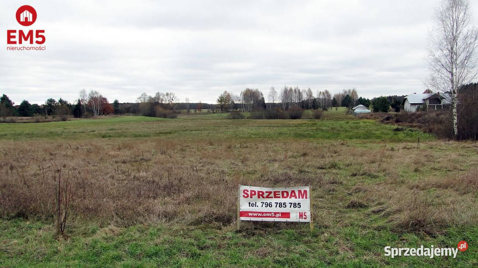 Działka 1381m2 Boguszewo rolna Królowy Most