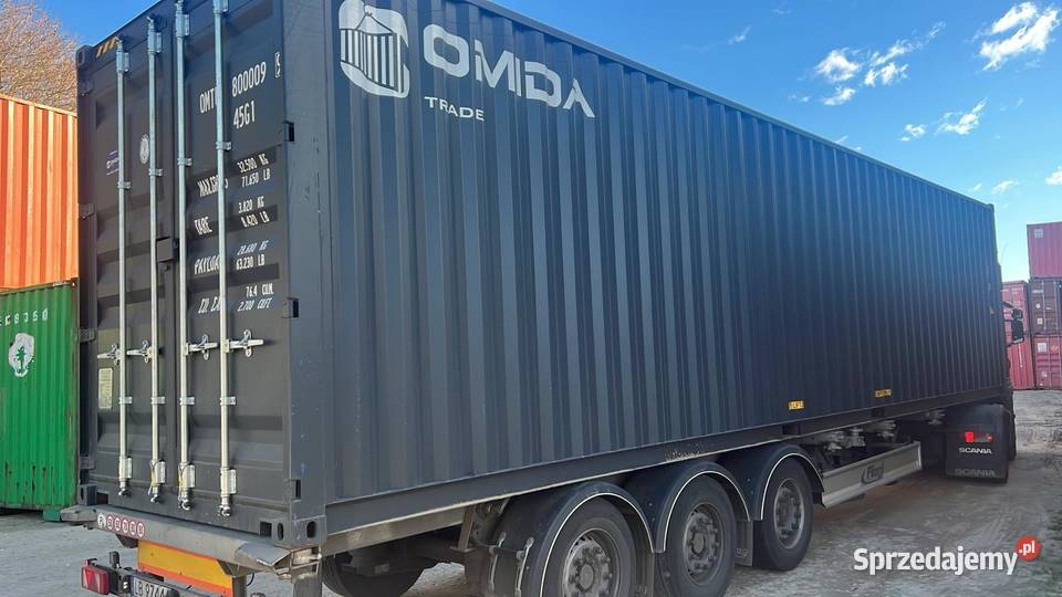 Kontener magazynowy morski 2025r 40HC RAL7016 lubelskie