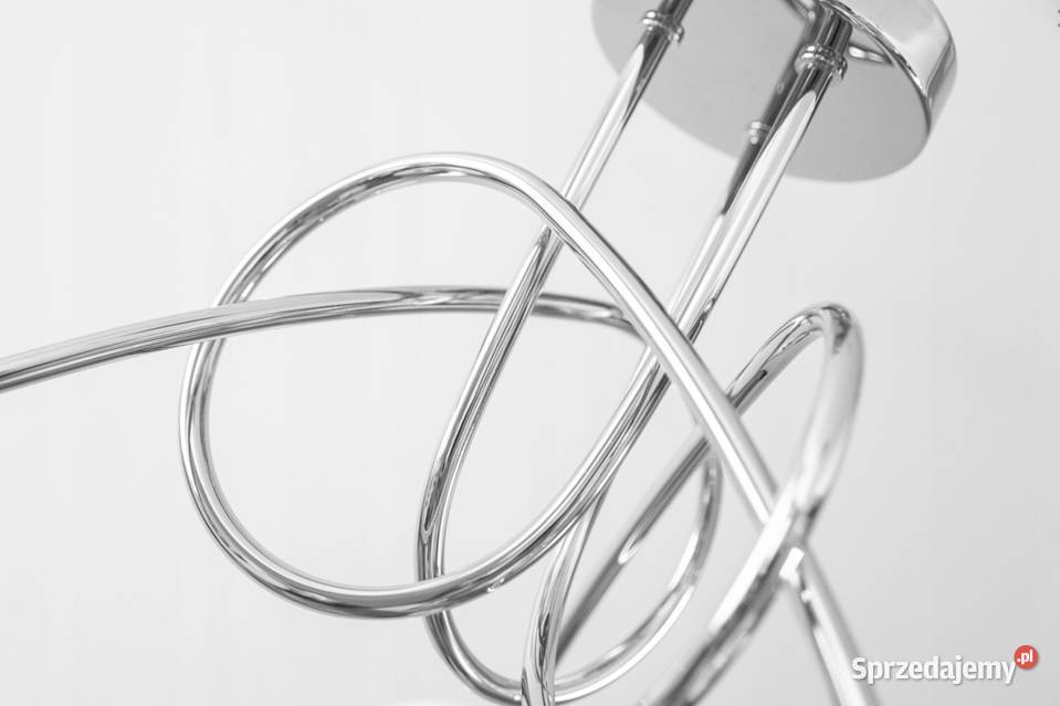 LAMPA WISZĄCA SUFITOWA ŻYRANDOL ZŁOTA Srebrna Choroszcz