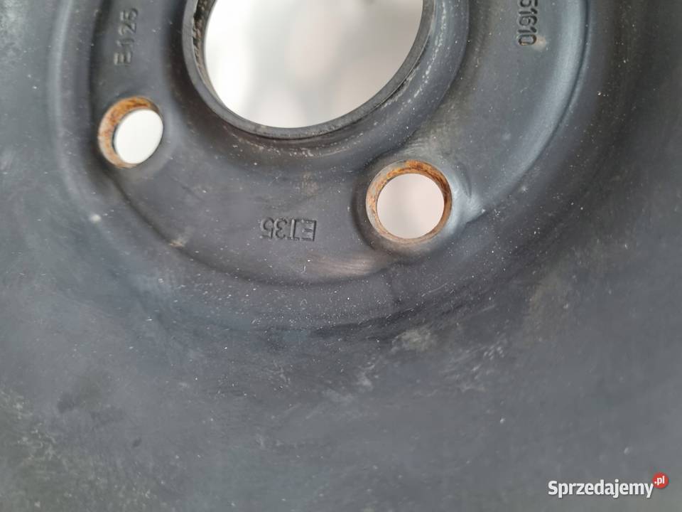 KOŁO ZAPASOWE Toyota Aygo II zapas felga 16560 Średnica 15" Rudka