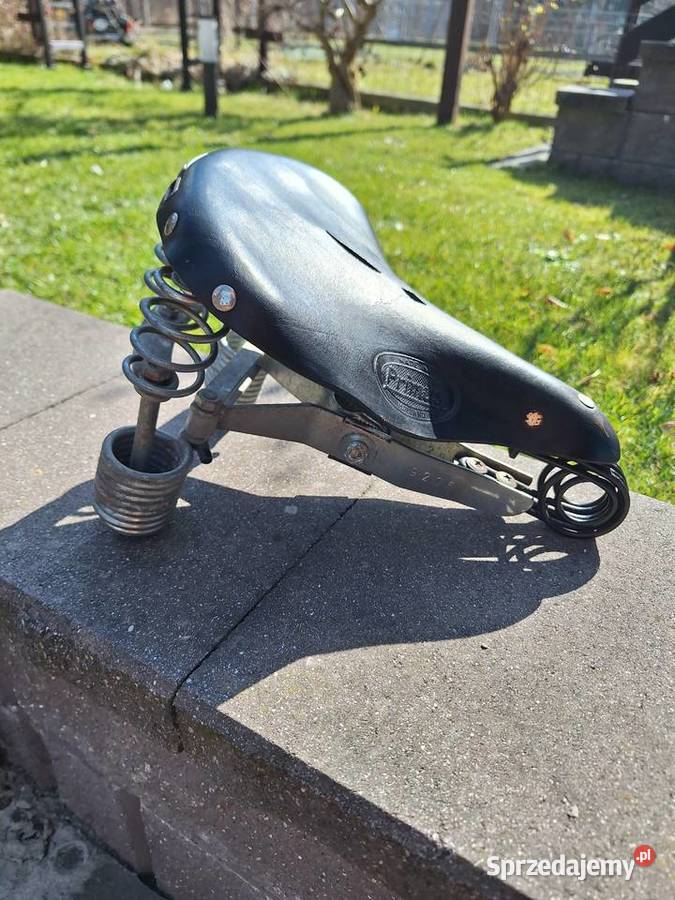 Skórzane siodełko Primus czarne Radom