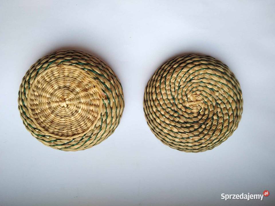 Szkatułka rattan wiklina trawa morska na