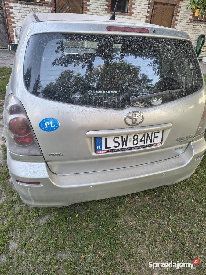 Toyota corolla verso D4D 22 Piaski