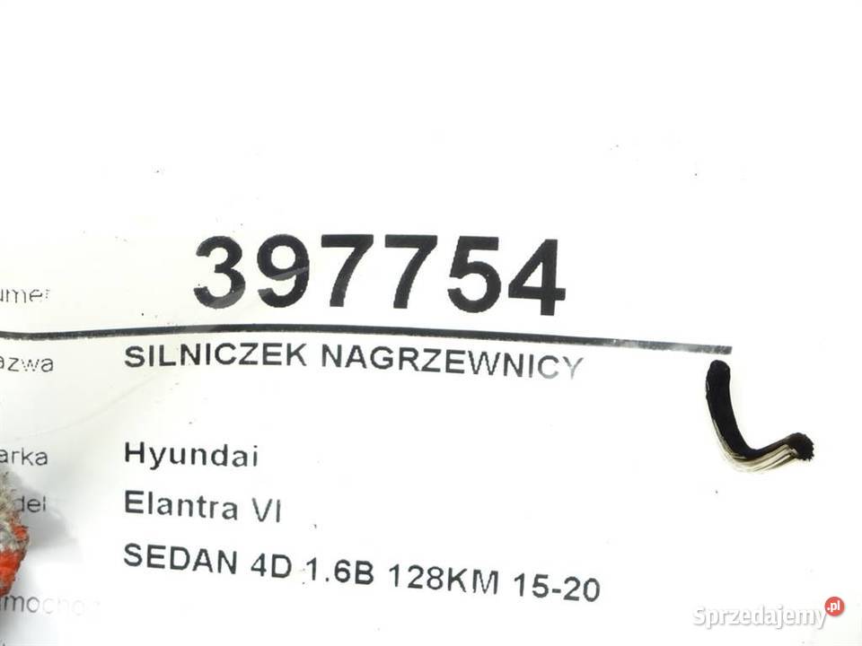 SILNICZEK NAGRZEWNICY HYUNDAI EA1F0EDFAA02 sprzedam