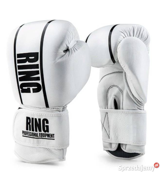 Rękawice bokserskie skóra naturalna Ring special łódzkie Radomsko sprzedam