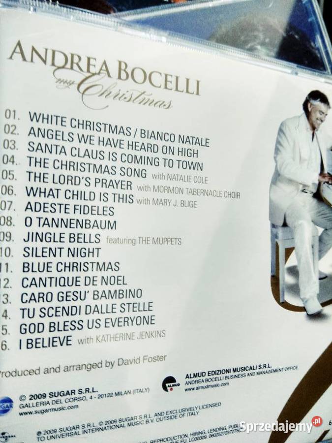 Bocelli muzyka księgarnia Warszawa mazowieckie